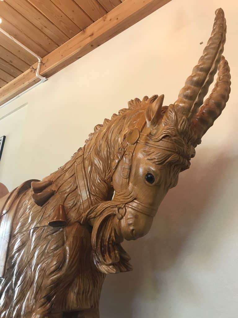 Historic Carousel Goat Rocker on Display – Carousel of Happiness ...
